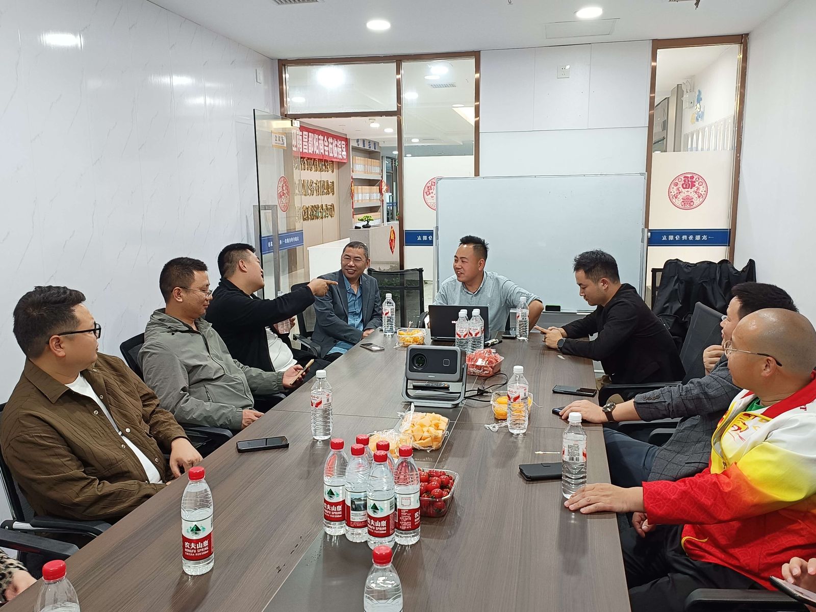 壹对壹公司会议现场